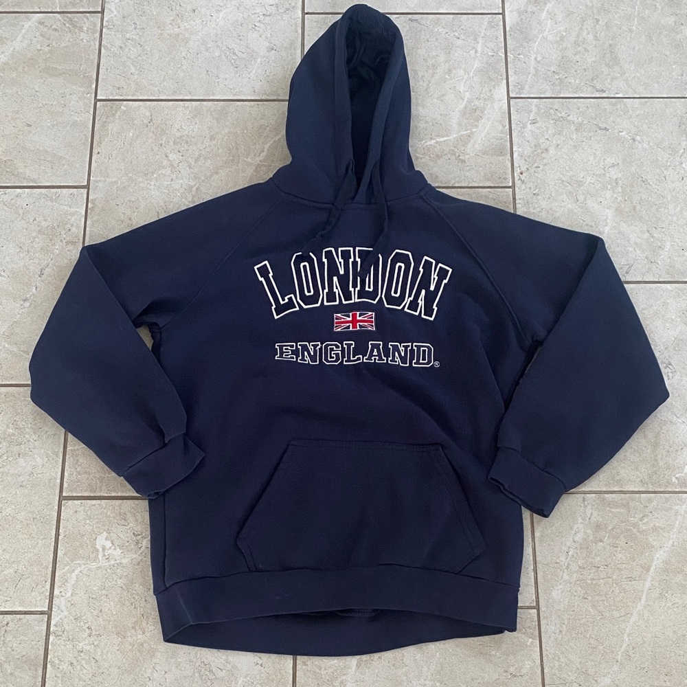 London England Black Hoodie NoS